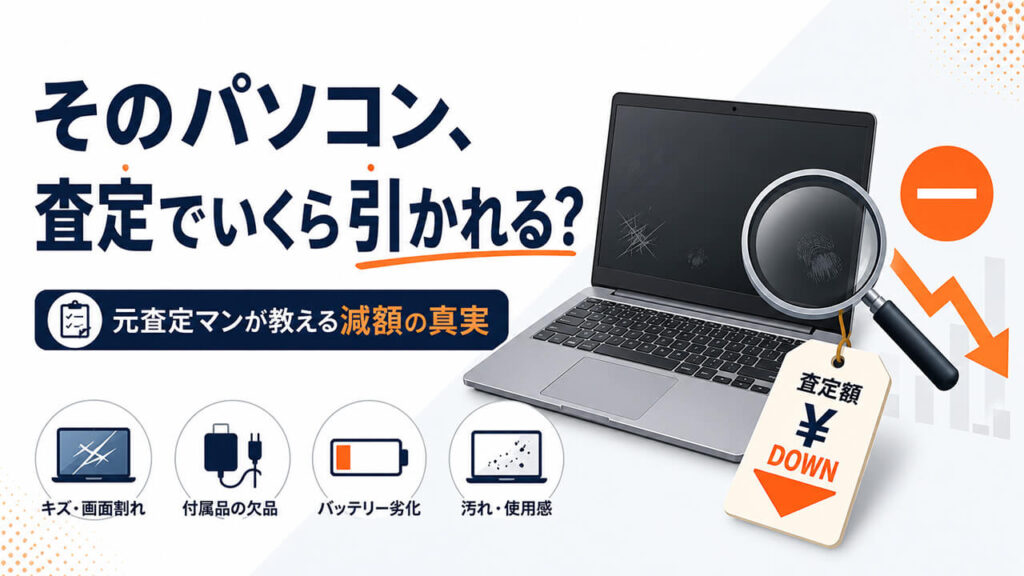 そのパソコン、査定でいくら引かれる？元査定マンが教える減額の真実