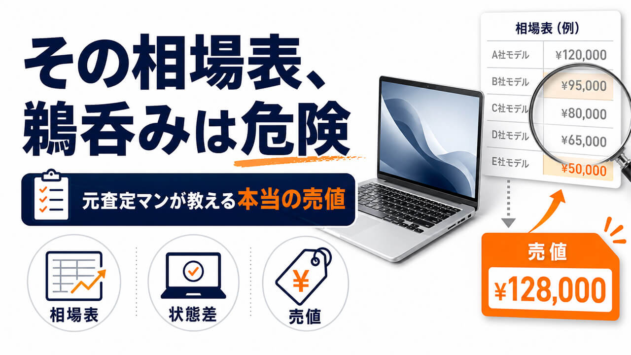 その相場表、鵜呑みは危険。元査定マンが教える本当の売値