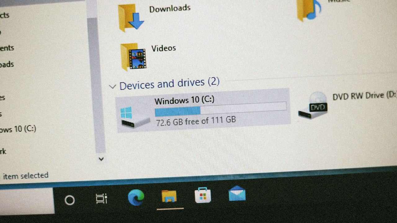 Windows10の画面